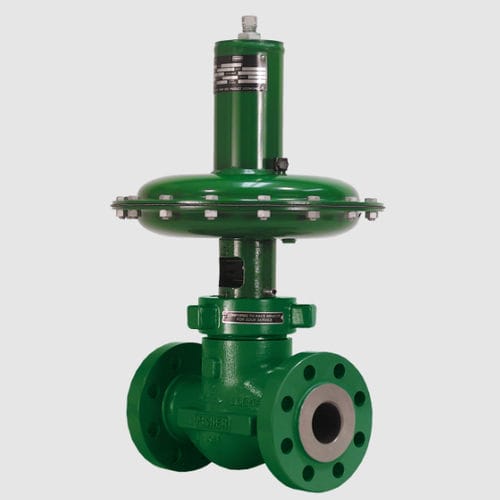 Kugelsitzventil - D4  - FISHER REGULATORS - elektrisch / pneumatisch gesteuert / Durchsatzkontrolle