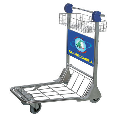 Transportwagen - GEMINAX - CARMECCANICA - Edelstahl / Plattform / Gitter-Plattform