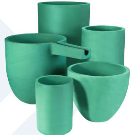 Keramik-Schmelztiegel - Iso-Alustar e² - Morgan Molten Metal Systems - Siliziumkarbid / Graphitton