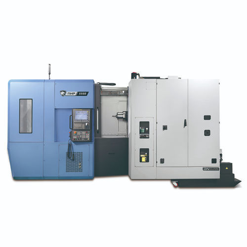 CNC-Bearbeitungszentrum / 3-Achs - NHP 5500 - Doosan Infracore Machine Tools - horizontal / ISO 50 / 40 Werkzeuge
