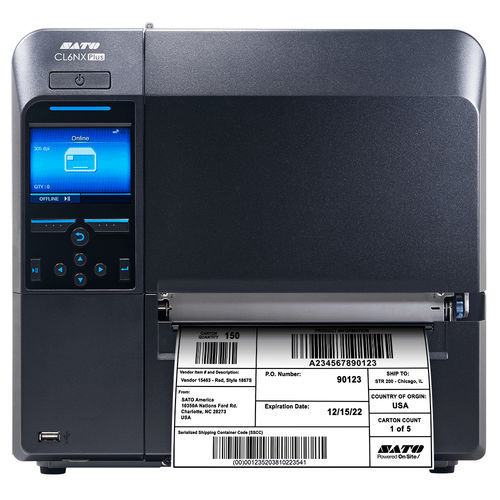 Thermotransfer-Etikettendrucker - CL6NX Plus series - SATO America - Desktop / mit RFID-Schreiber / mit Strichcode-Scanner