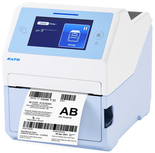 Thermotransfer-Etikettendrucker - CT4-LX-HC series - SATO America - Desktop / Industrie