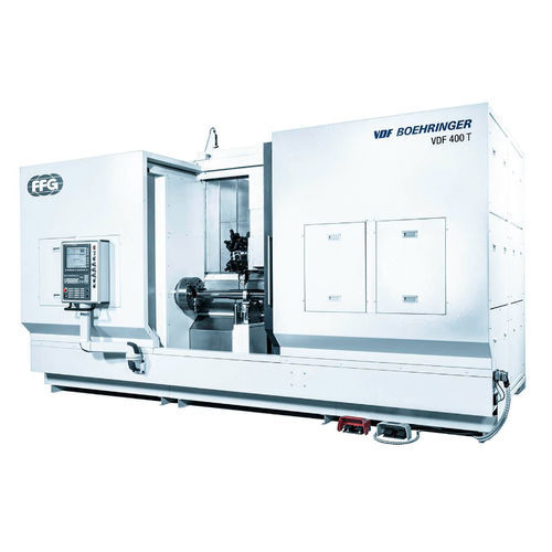 Dreh-Fräszentrum / CNC - VDF BOEHRINGER VDF T/TM - FFG Europe & Americas - horizontal / für Schwerzerspanung / für die Automobilindustrie