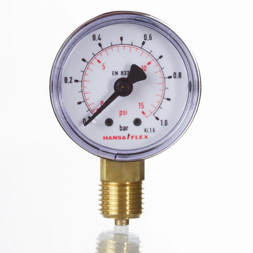 Differential-Manometer - RMM 40 series - HANSA FLEX AG - mit Zifferblatt-Anzeige / Gewinde / Rohrfeder