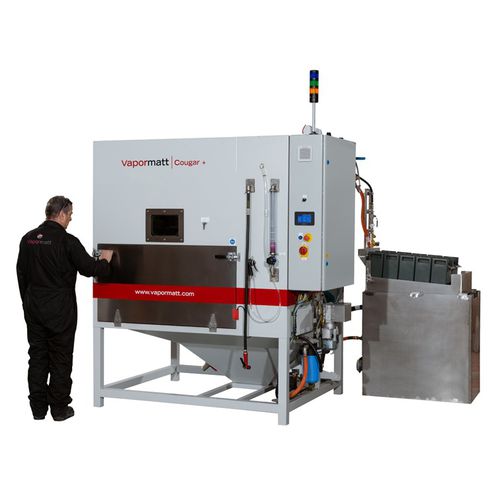 Nass-Strahlkabine - Cougar + - Vapormatt - automatisch / robust / mit Drehtisch