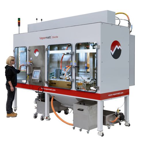 Nass-Strahlkabine - Oncilla - Vapormatt - robotisiert / robust / Edelstahl
