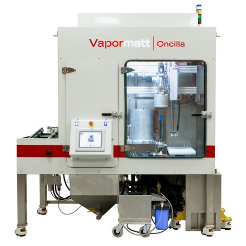 Nass-Strahlkabine - Oncilla Cub - Vapormatt - robotisiert / robust / Edelstahl