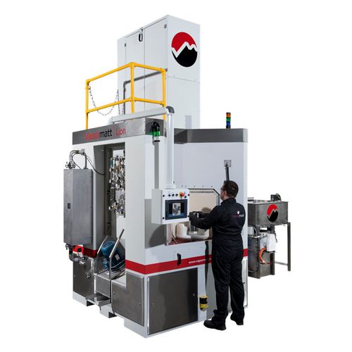 Nass-Strahlkabine - Lion Rotary - Vapormatt - automatisch / robust / Edelstahl