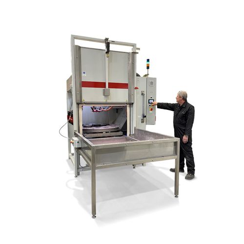 Nass-Strahlkabine - Cougar - Vapormatt - automatisch / robust / mit Drehtisch