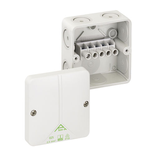 Wandmontierte Abzweigdose - Abox 025 AB-2,5² - Spelsberg - halogenfrei / wetterbeständig / IP65