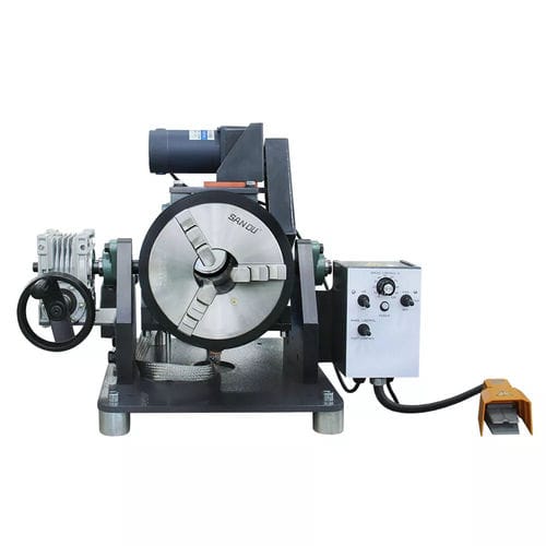 Motorisierter Schweißpositionierer - WP-100T  - Tengzhou Tri-Union Machinery Co., Ltd. - drehbar / 2-Achs
