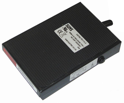 Steuerungs-Fußschalter - FS-1-15D - SUNS - elektrisch / 1 Pedal / kompakt