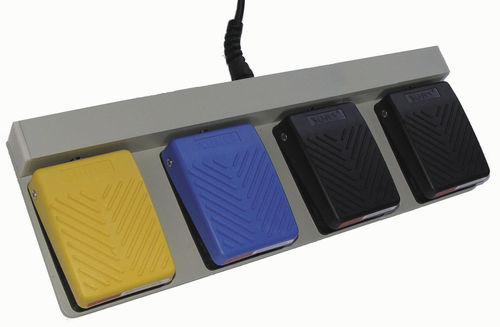 Steuerungs-Fußschalter - FS-81-SP(4-PEDAL) - SUNS - elektrisch / tastend / 4 Pedale