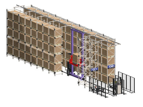 Vertikales automatisches Lagersystem - Daifuku webb - für Lagerhallen