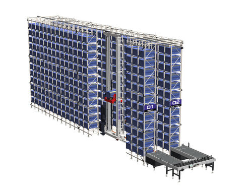 Vertikales automatisches Lagersystem - Micro Retriever® - Daifuku webb - für Lagerhallen