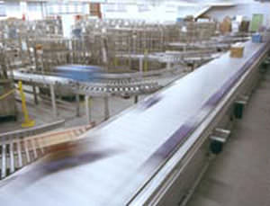 Automatisierter Sortierer - 165 m/min - Daifuku webb - Kisten / Keil