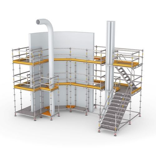 Stationäres Gerüst - PERI UP Flex - PERI - Fassaden / modular