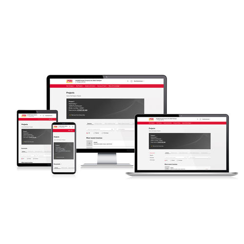 Schnittstellen-Software - myPERI - PERI - Baustellen / zentral