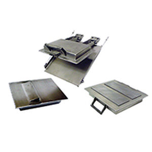 Magnetplatte für die Metallsortierung - BUNTING - rechteckig / Keramik