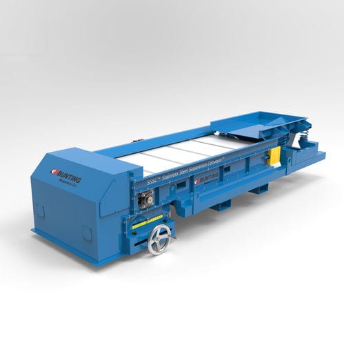 Magnetbandförderer - SSSC® - BUNTING - horizontal / Sortierung / für Stahlschrott