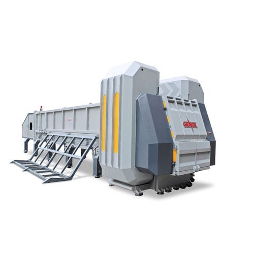 Zweiwellenschredder - J1200 - Genox Recycling Tech (China) Co., Ltd. - für Rohre / energieeffizient