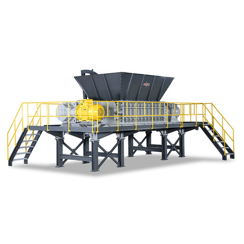 Zweiwellenschredder - X1500  - Genox Recycling Tech (China) Co., Ltd. - für Holz / Reifen / Metall