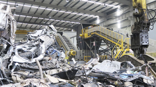 Metallrecyclinganlage - Genox Recycling Tech (China) Co., Ltd. - für Automobilteile / abgenutzte Reifen / durch Mahlen