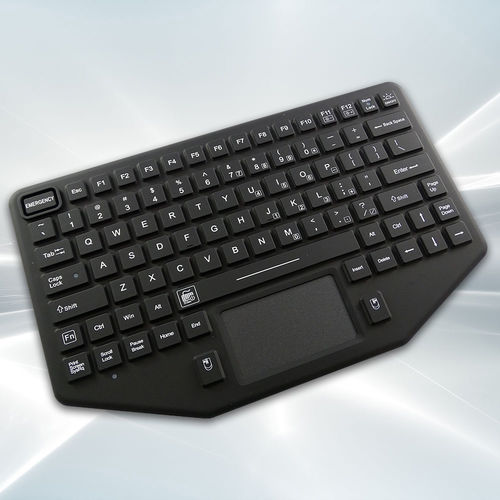 Einbaufähige Tastatur - InduBoard 253 - NICONIX - mit mechanischen Tasten / 88 Tasten / Touchpad