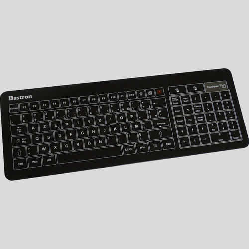 Desktop-Tastatur - Bastron® B45 - NICONIX - kapazitiv / 105 Tasten / Touchpad