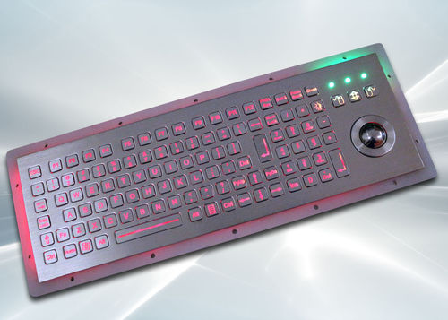 Desktop-Tastatur - NXN-KBB312-03 - NICONIX - mit mechanischen Tasten / 104 Tasten / Trackball