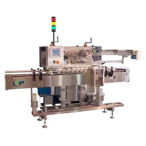 Automatische Etikettiermaschine - TopSerter II™ - MGS Machine Corporation - für die Pharmaindustrie / Hotmelt