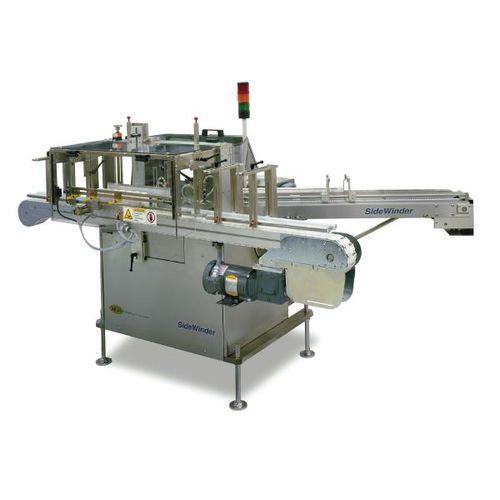 Automatische Etikettiermaschine - SideWinder™ - MGS Machine Corporation - für Flaschen / zur Seitenetikettierung / für die Pharmaindustrie
