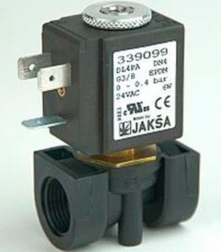 Trockenlauf-Magnetventil - DL4PA - JAKSA SOLENOID VALVES - vorgesteuert / 2-Wege / NC