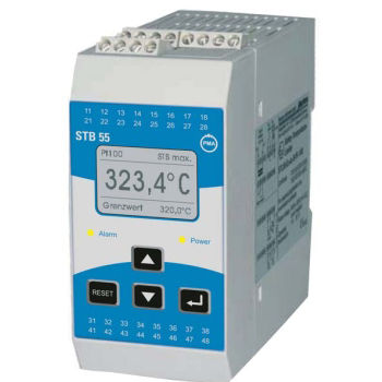 Sicherheitstemperaturbegrenzer - STB 55 - West Control Solutions - mit LCD-Display / für die Prozessüberwachung