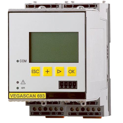 Digitaler Signalaufbereiter - VEGASCAN 693 - VEGA TECHNIQUE - 4-20 mA / für DIN-Schiene / zur Füllstandsmessung