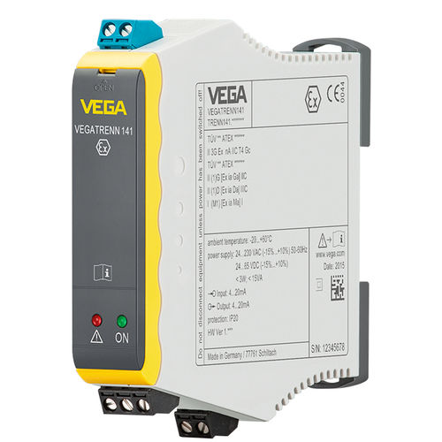 Galvanischer Isolator - VEGATRENN 141 - VEGA TECHNIQUE - Signal / ATEX / 2-Wege