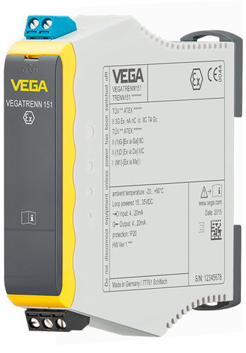 Galvanischer Isolator - VEGATRENN 151 - VEGA TECHNIQUE - ATEX