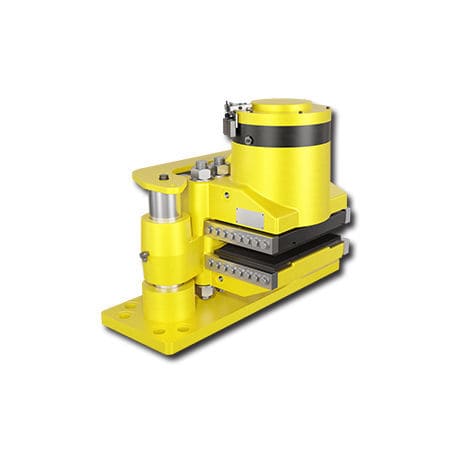 Seitenzug-Scheiben-Bremse - HS 215 FHM-560 R-V - RINGSPANN - gefederte Spannung / mit hydraulischer Lockerungssteuerung