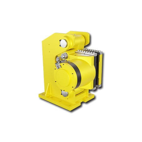 Seitenzug-Scheiben-Bremse - HS 215 FHM-560 … -H  - RINGSPANN - gefederte Spannung / mit hydraulischer Lockerungssteuerung