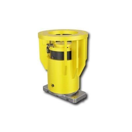 Seitenzug-Scheiben-Bremse - HR 185 FHK - RINGSPANN - gefederte Spannung / mit hydraulischer Lockerungssteuerung / für Führungsschienen