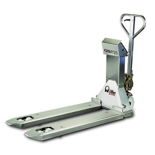 Gewichtsanzeiger-Hubwagen - GS/P 25S4 1185x555 INOX - PRAMAC-LIFTER - Hand / Multifunktion / kompakt