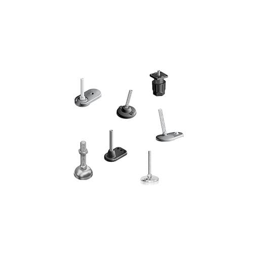 Maschinenfuß - 098 - FATH GmbH - Edelstahl / galvanisiertem Stahl / Nivellier