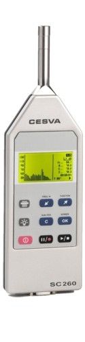 Analysator Schallpegelmesser - SC260 - CESVA - Klasse 2 / mit Datenerfassung / Real-Time
