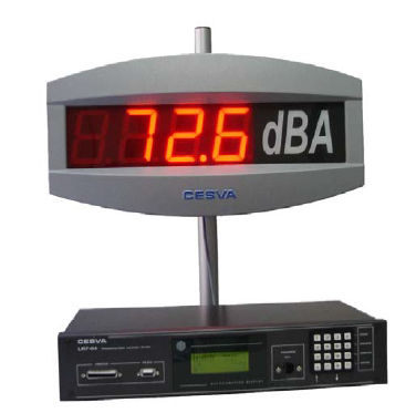 Digitales Display - DL100 - CESVA - 4-stellig / 7 Segmente / für Schallpegelmesser