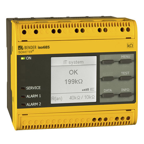 Isolationsüberwachungsgerät für Dreiphasensystem - ISOMETER® iso685-…-P series - BENDER - für AC-Netz / AC/DC / DC