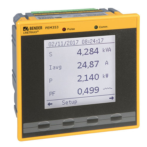 Spannungsmessgerät - LINETRAXX® PEM353 - BENDER - AC-Strom / Frequenz / Blindleistung