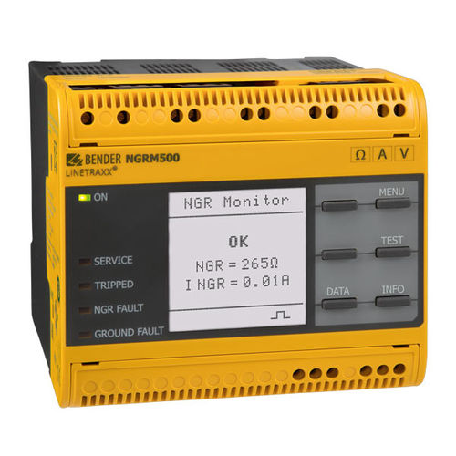 Erdungswiderstands-Überwachungssystem - LINETRAXX® NGRM500 - BENDER - Mess / für Energieversorgungsnetz / Ethernet