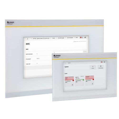 Control Terminal / mit Touchscreen - COMTRA ® CP9…-I series - BENDER - einbaufähig / Unterputz / robust