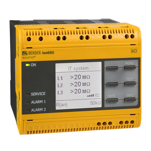 Isolationsüberwachungsgerät für AC-Netz - ISOMETER® isoNAV685-D-B - BENDER - Modbus