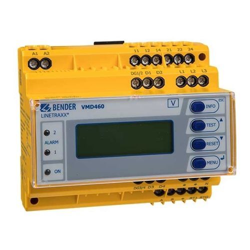 Spannungsüberwachungsrelais - LINETRAXX® VMD460-NA - BENDER - Frequenz / für DIN-Schiene / RS485